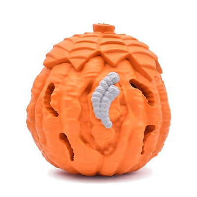 Amazon cross-border pet hot-selling large dog toy natural rubber leaking food grinding teeth cleaning teeth educational sound bite resistant