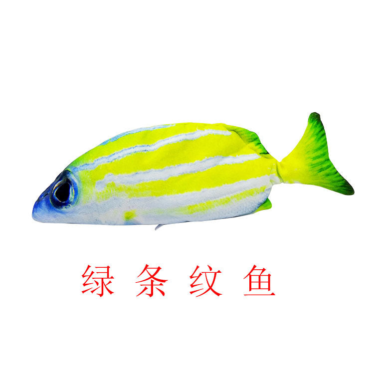 Cross-border electric fish to tease cat fish USB charging pet toy wagging tail jumping fish plush cat toy simulation fish