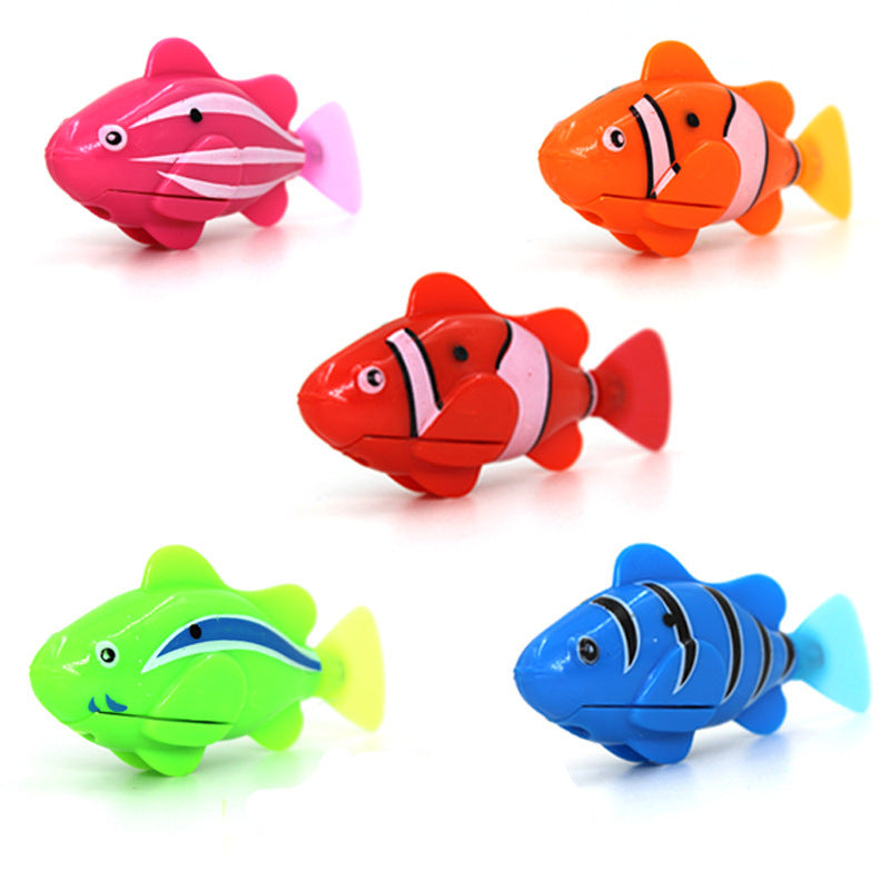 Hot sale electric fish swimming electronic pet fish simulation magic machine induction fish playing in water bathing toy fish