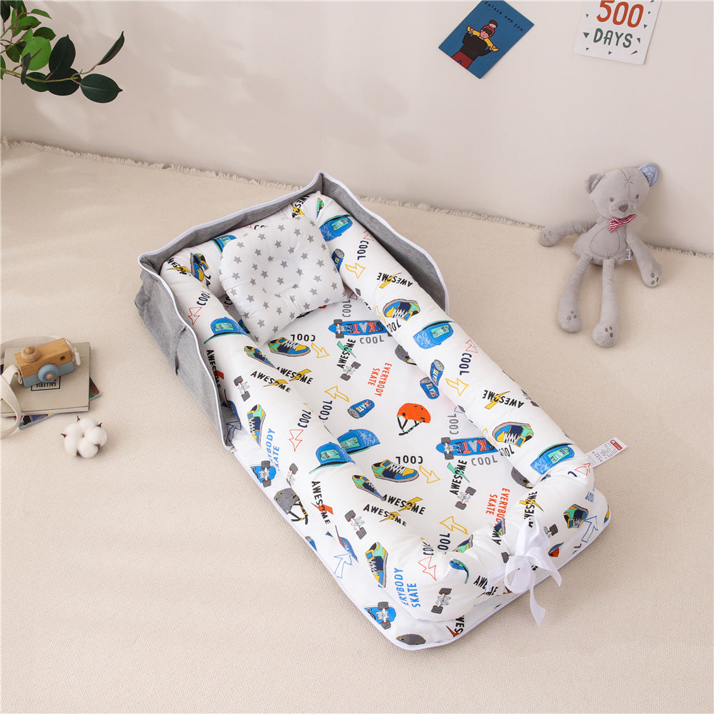Hemei baby bed portable mommy hold baby nest isolation shoulder bag bed medium bed travel baby bed