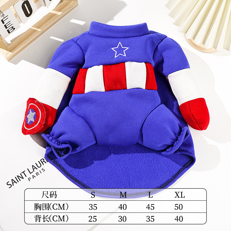 Cross-border pet dog clothes funny clothes big banana pet clothes dress up clothes pet suit dress