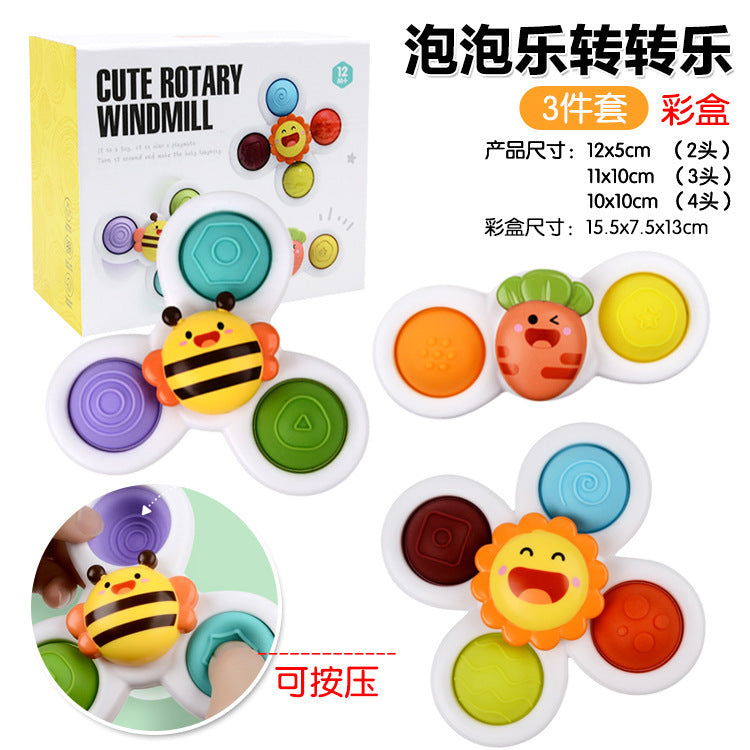 Collection of baby water toys, rotating water spray, sun shower, baby bathroom bath toys, swimming animals