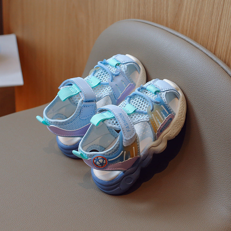 New summer children's sandals baby toddler shoes girls sandals boys sports beach shoes breathable mesh
