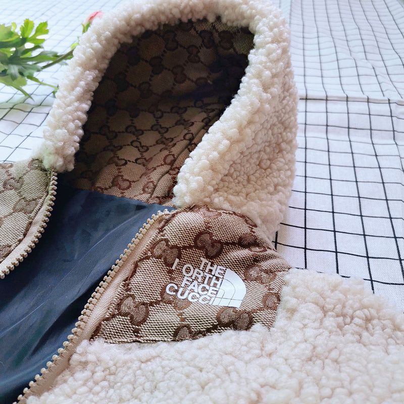 Trendy brand pet coat foreign trade autumn and winter warm new clothes puppy clothing French Dou Teddy Bichon Schnauzer