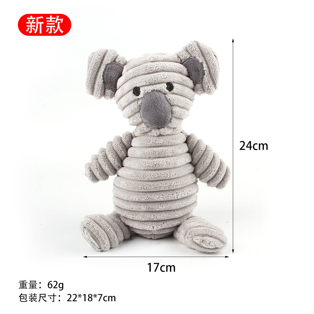 Summary Amazon dog teething vent chewing plush doll sound pet toy dog companion toy
