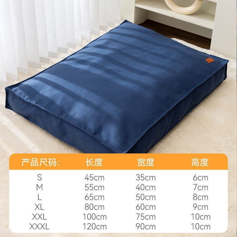 Cross-border dog mat cat waterproof removable and washable non-stick hair dog bed small and medium-sized dogs four seasons universal dog bed pet bed