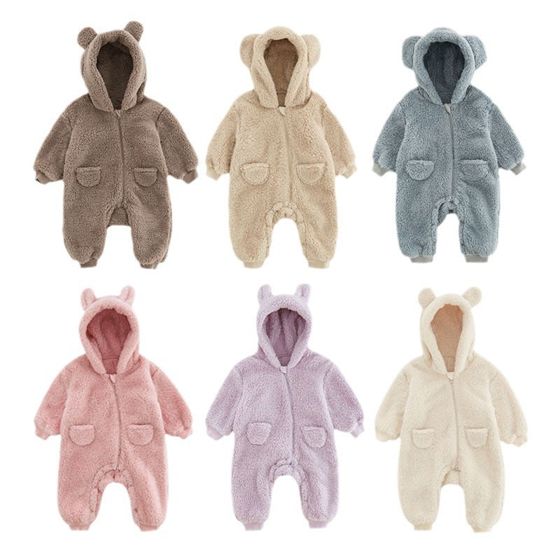 Spring baby jumpsuits for girls going out clothes for boys and girls animal plush crawling clothes Amazon OZON
