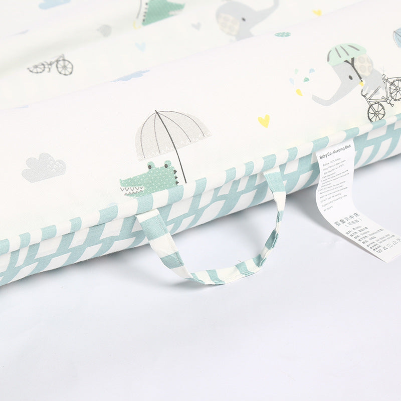 Foreign trade cotton baby bed medium bed American newborn uterus bed bionic bed portable baby bed detachable cross-border