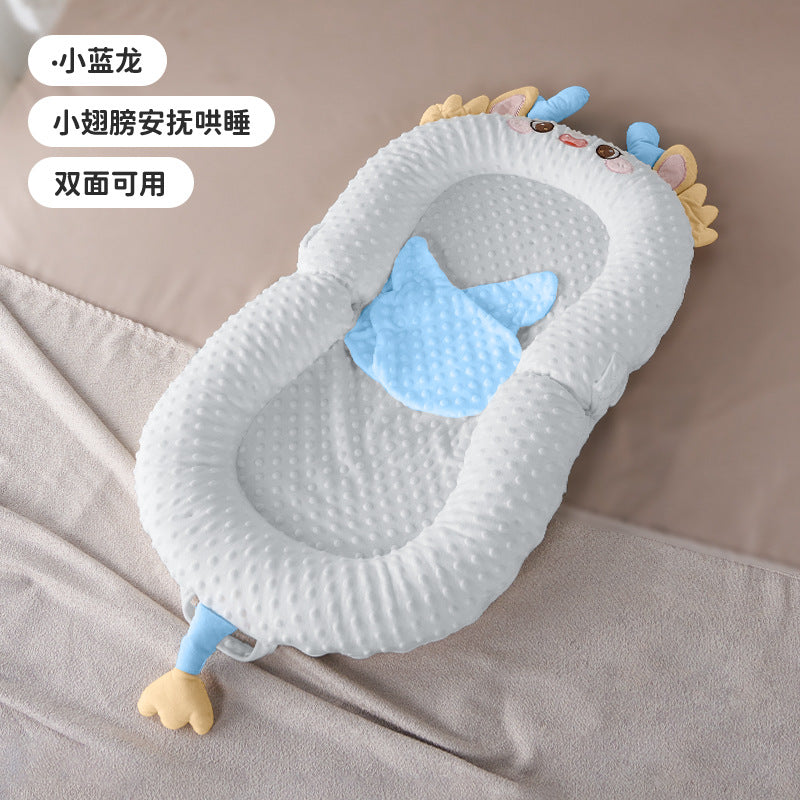Bed in bed baby newborn anti-pressure baby 0-3 years old anti-startle lying sleeping artifact anti-choking milk vomiting sleeping mat sleeping nest