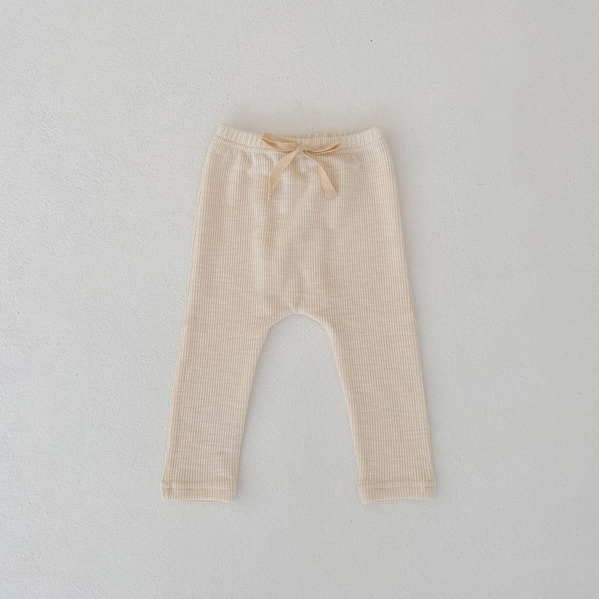 ins 2022 autumn clothes new infants and young children male and female baby big pp fashion trend cotton trousers bottoming all-match trousers