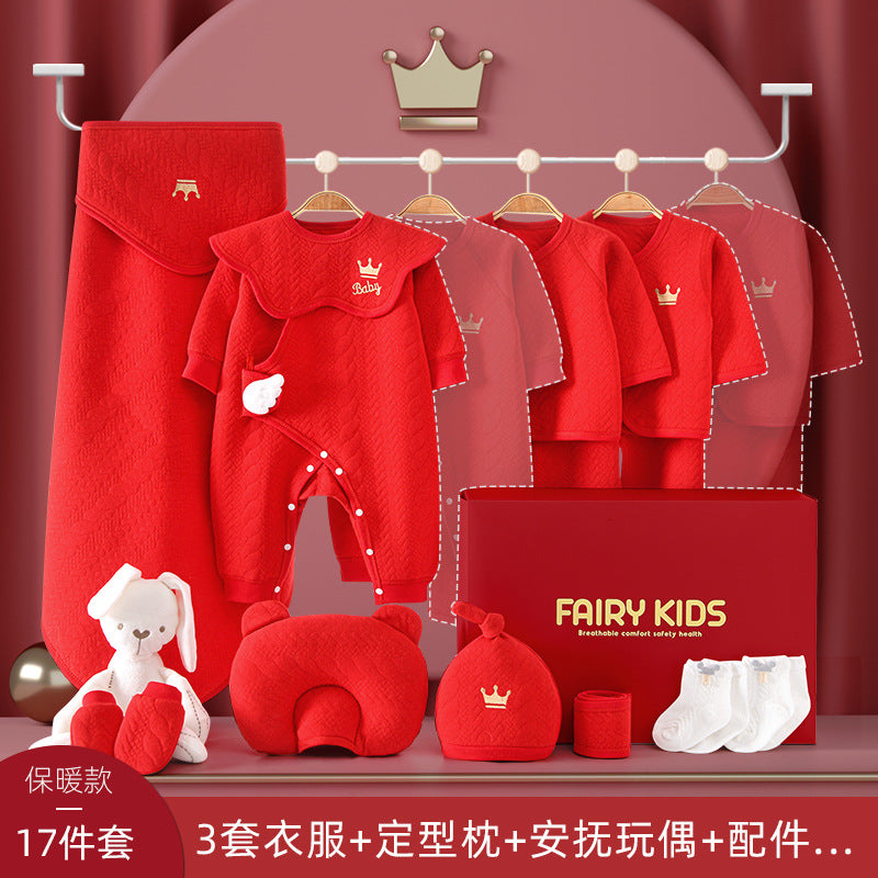 Baby Gift Box Set Newborn Gift Full Moon Gift Baby Clothing Newborn Supplies Spring Autumn Winter