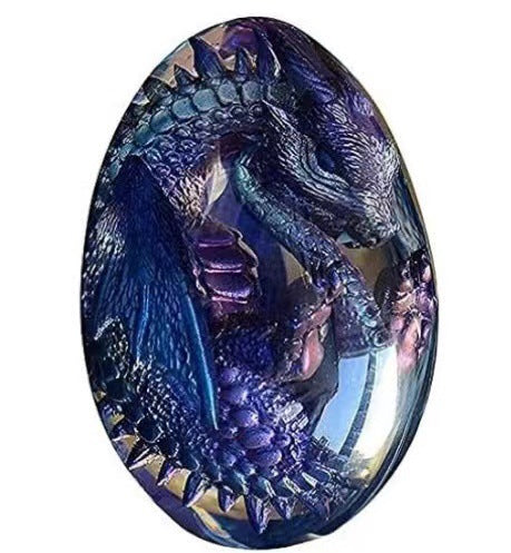 Halloween cross-border new dragon egg lava base resin luminous dinosaur egg decoration home furnishings decoration egg