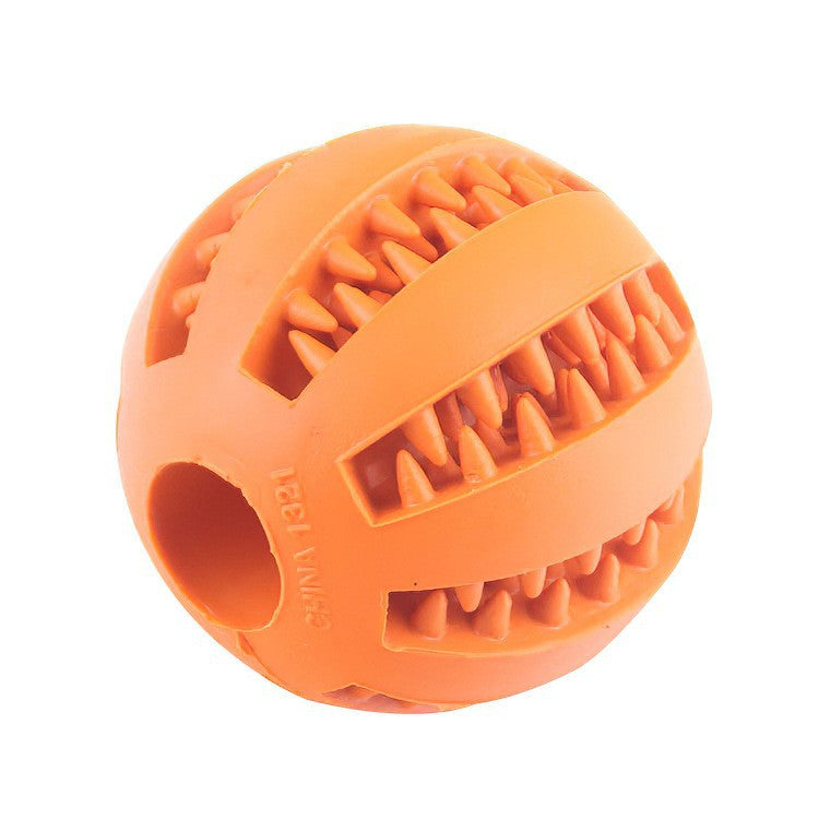 Dog toy missing food ball molar ball puzzle relieves boredom and bite-resistant pet missing food toy molar teeth cleaning watermelon ball