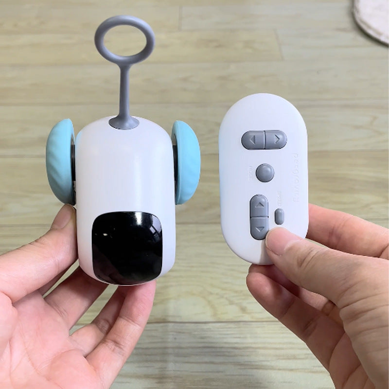 TEMU popular pet gravity running sports car smart car toy cat teaser feather toy automatic driving mode