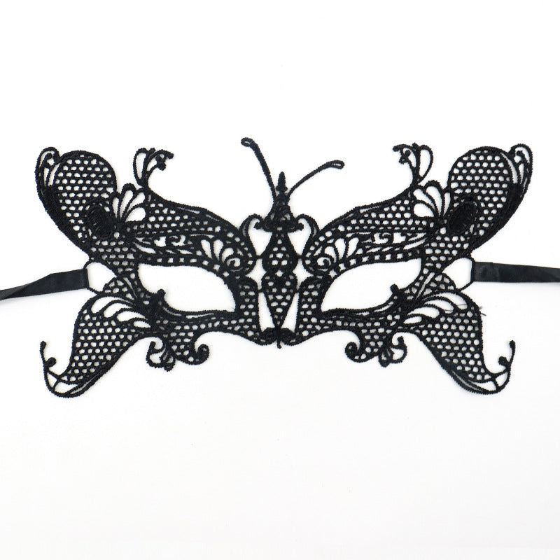 Cross-border exclusive masquerade party lace mask Christmas Halloween fun unshaped eye mask supplies