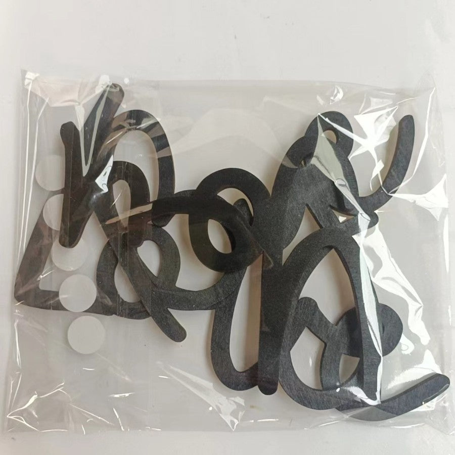 New wooden letter shape Father's Day, Halloween, Christmas atmosphere decoration combination ornaments wholesale