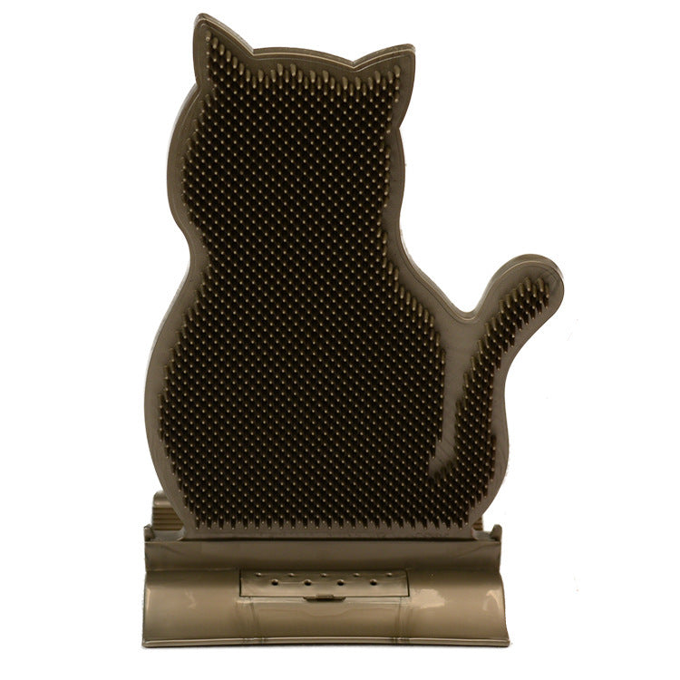 Factory direct sales fixed door gap pet hair remover, hair removal massage comb, cat scratching brush, toy pet supplies