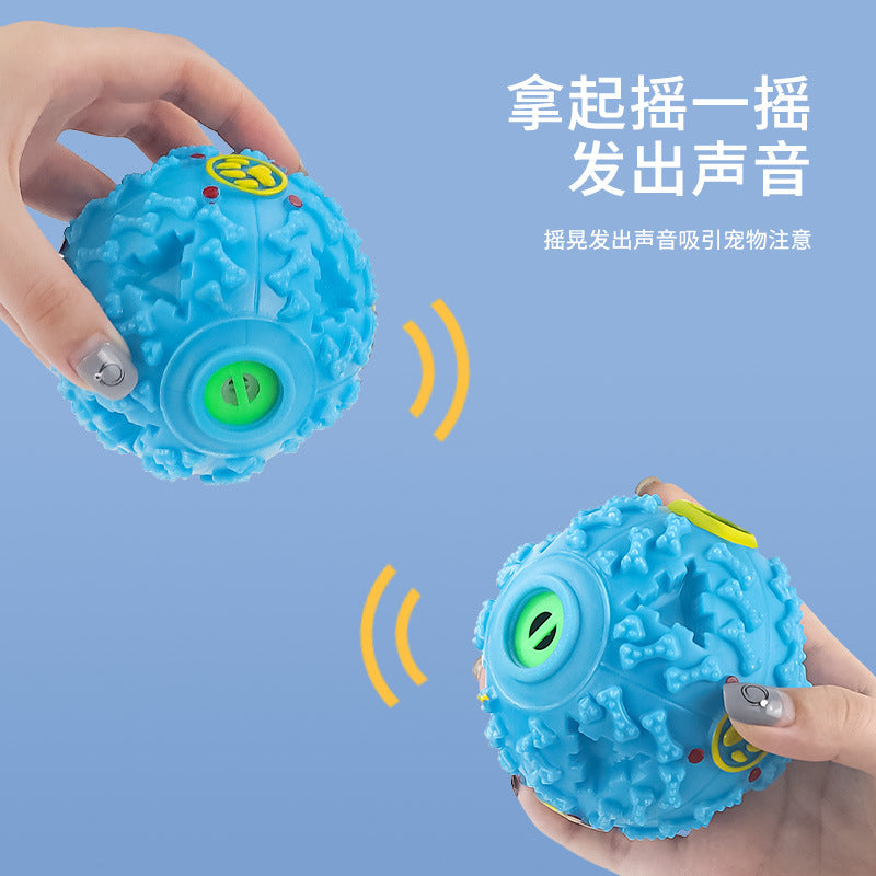 Screaming ball leaking food ball dog toy leaking food ball alone to hide food large dog teether pet slow food ball 6