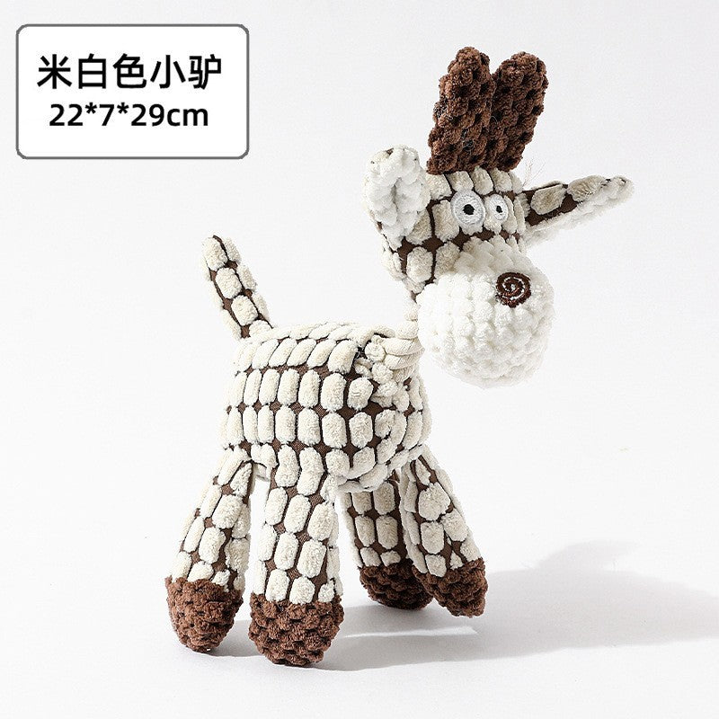 Dog chewing sound toy fun pizza BB interactive training resistant to tearing simulation pet teething toy