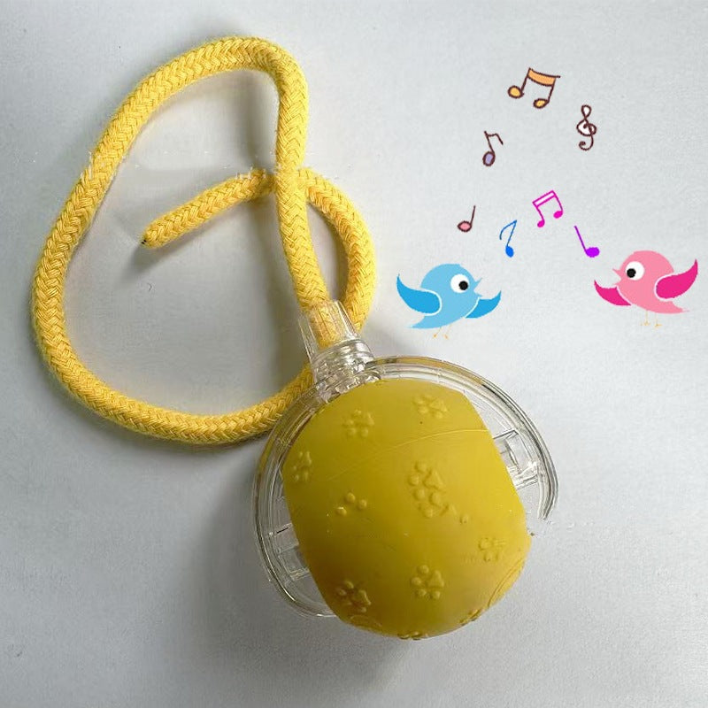 New cat and dog pet toy ball, self-entertainment and fun cat ball, chew-resistant cat chasing toy artifact