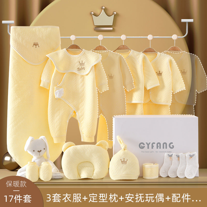 Baby Gift Box Set Newborn Gift Full Moon Gift Baby Clothing Newborn Supplies Spring Autumn Winter