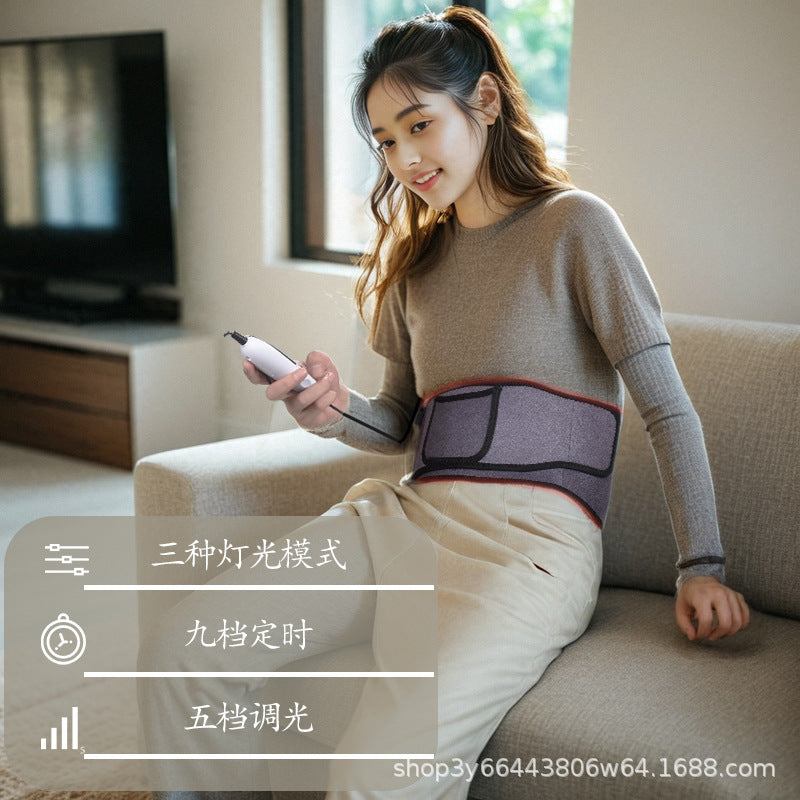 Amazon infrared heating waist belt household multi-function red light therapy lamp red light belt