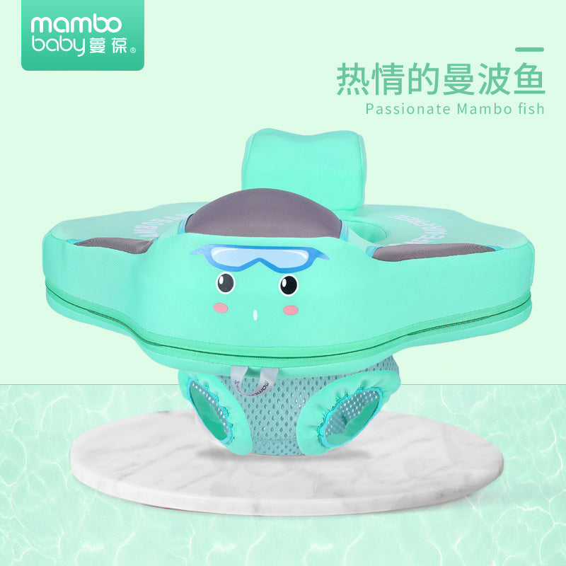 Swimming ring neck ring children's armpit ring children's free inflatable lying ring Manbao shade cartoon arm ring seat ring baby