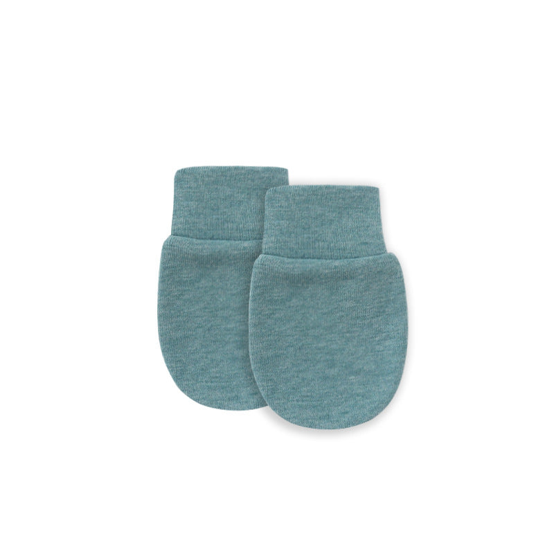 2023 Spring, Summer and Autumn Thin Newborn Anti-scratch Gloves Baby Anti-scratch Face Comfortable Breathable Newborn Baby Protective Gloves