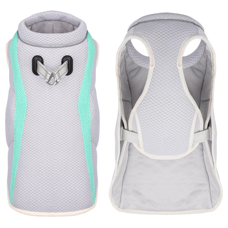 Pet cool clothes dog clothes summer heatstroke prevention and cooling golden retriever labrador teddy pet vest summer