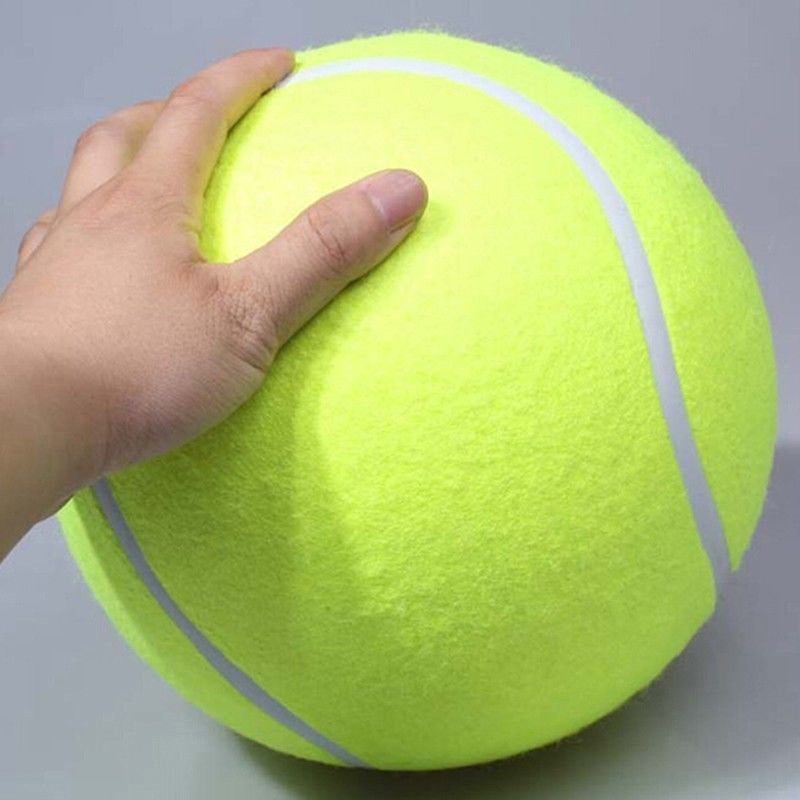 Big Signature Tennis 24cm Inflatable Tennis Tennis Pet Toy Activity Gift 9.5 Inch Pet Dog Chewing Toy