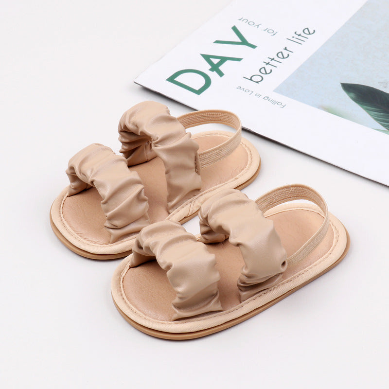 Baby sandals spring and summer infant soft bottom non-slip toddler shoes 0-2 years old breathable anti-drop shoes BXC4160