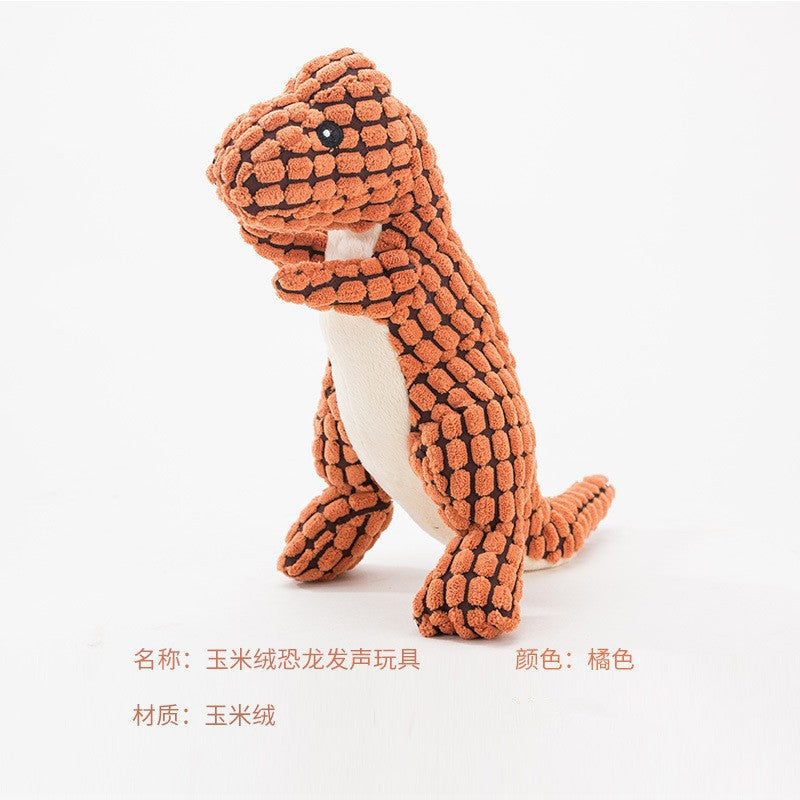 Dog plush sound frisbee toy interactive self-entertainment boredom grinding teeth resistant pet training Corgi Teddy