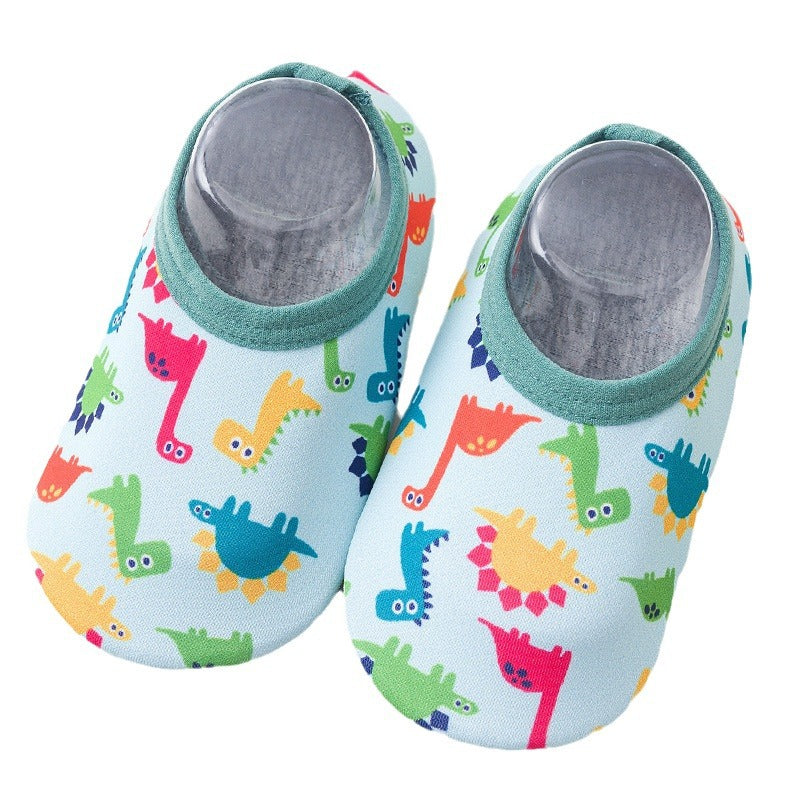 Spring and summer non-slip toddler shoes baby floor shoes baby shoes mesh a type three-year-old children socks nylon boat socks