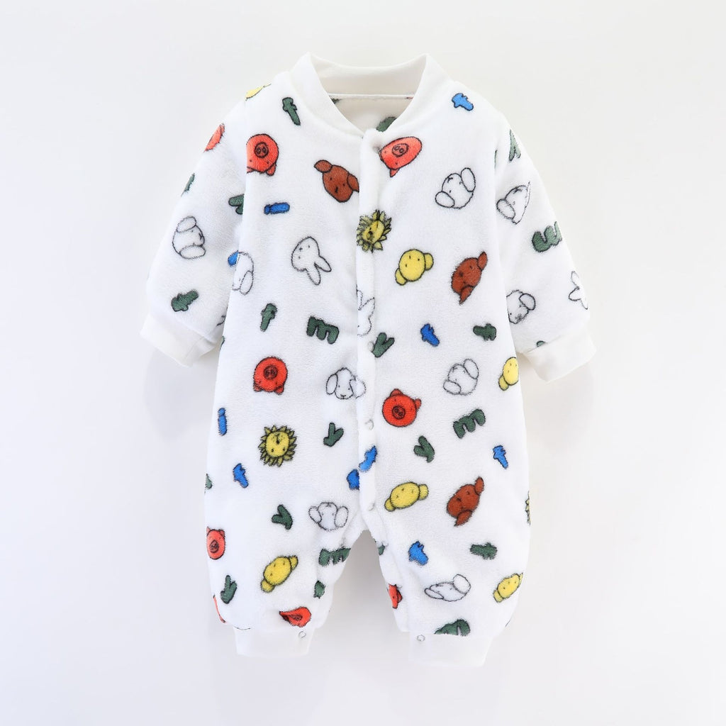 Baby clothes spring and autumn models male and female baby romper 0-1-2 years old baby jumpsuit newborn home crawling clothing