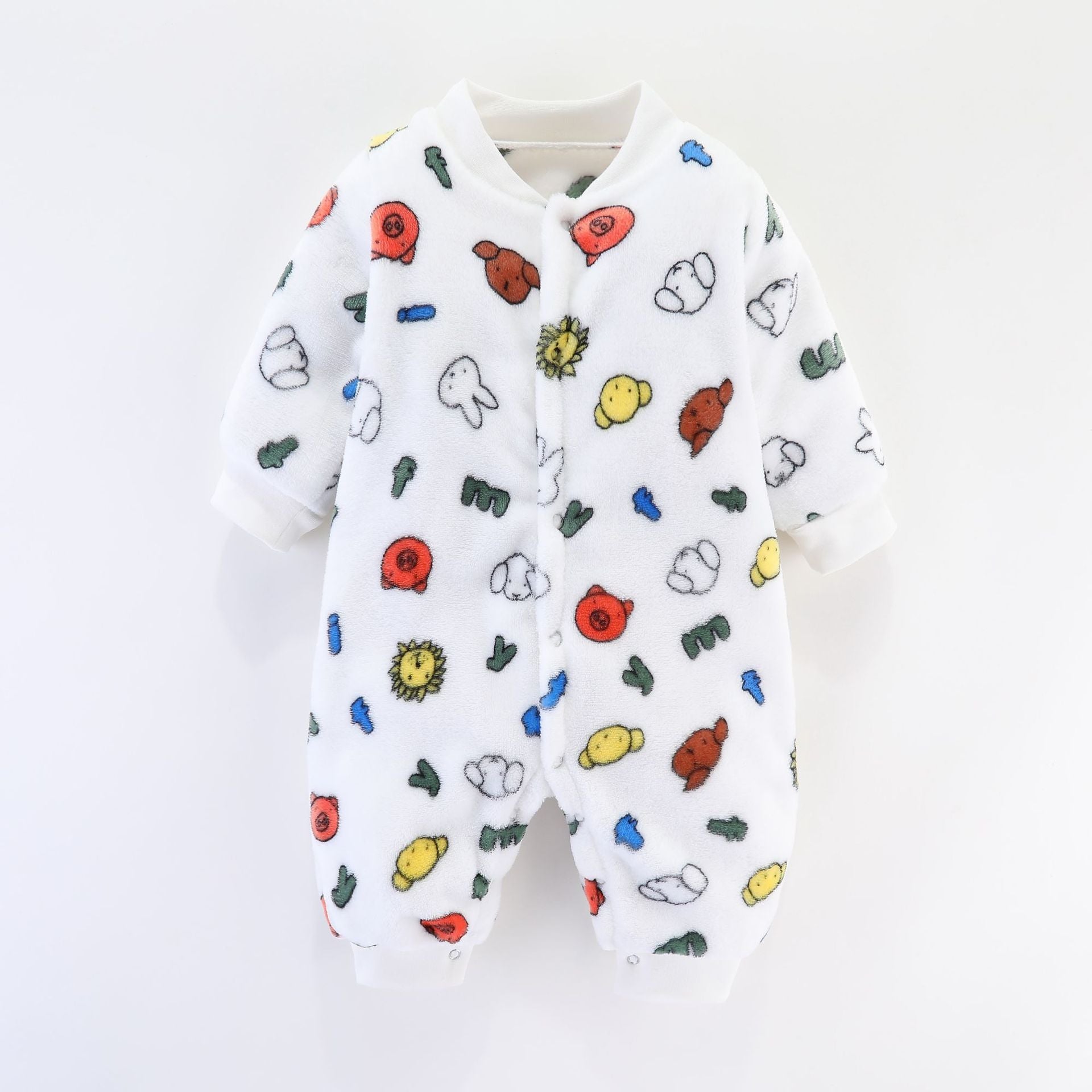 Baby clothes spring and autumn models male and female baby romper 0-1-2 years old baby jumpsuit newborn home crawling clothing