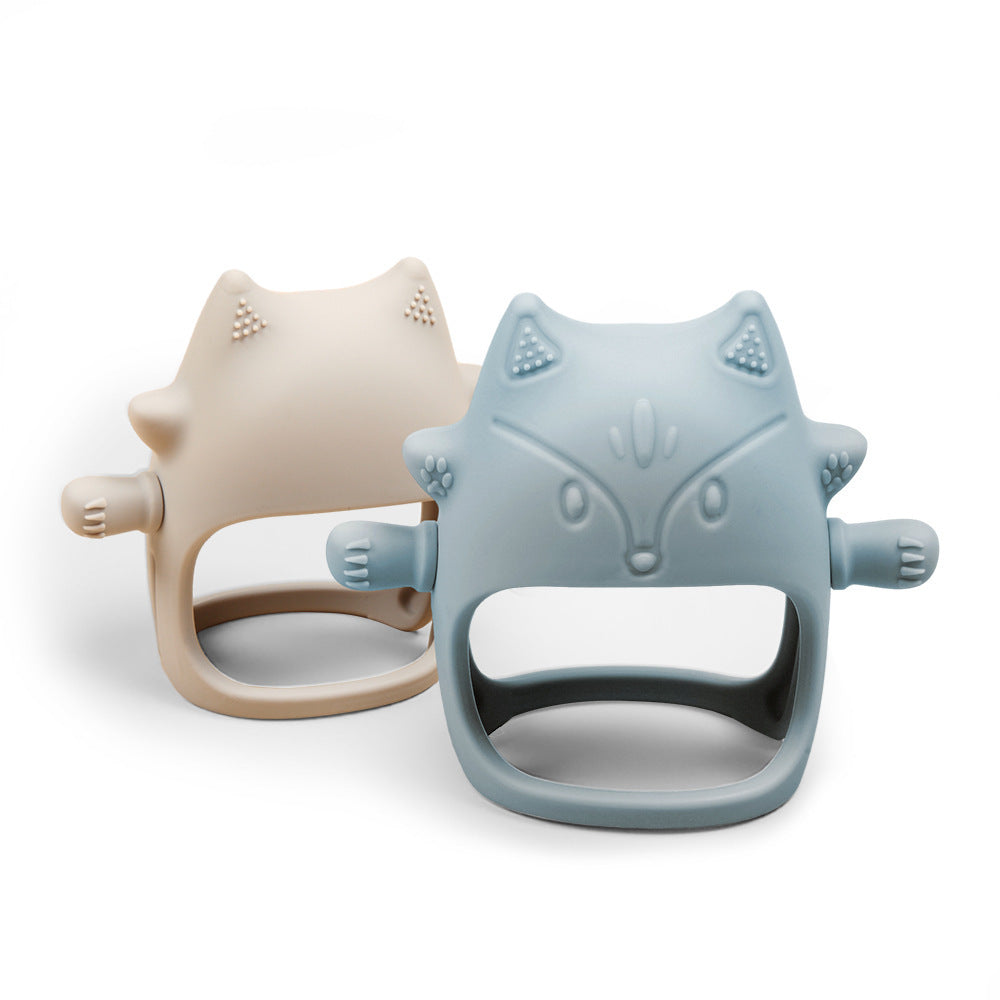 Baby-specific hand protection, baby anti-sucking finger protection, food-grade teether to satisfy the chewing feeling of the baby during teething period