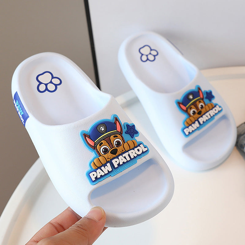 2022 New Slippers for Children Slippers Boys Summer Baby Girls Home Indoor Non-slip Sandals Bark Team