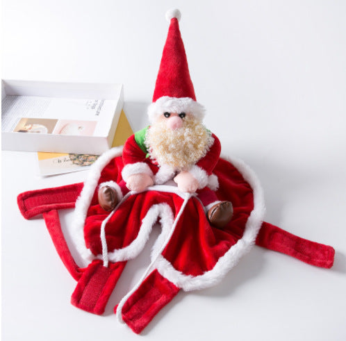 Cross-border cat headband hat scarf dog clothes cat cape headdress cloak Christmas funny pet supplies