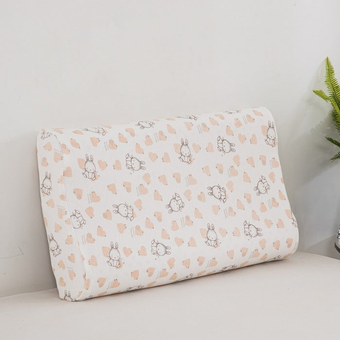 Thai children's natural latex pillow Class A cartoon pure cotton baby pillow core single student dormitory pillow wholesale