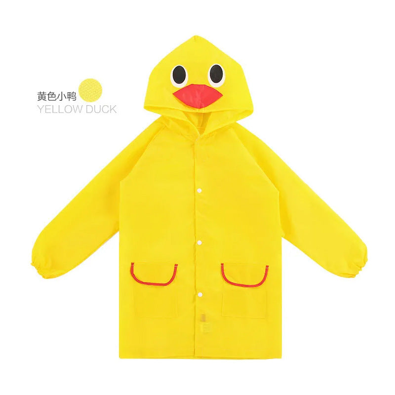 Children's raincoat kindergarten boys and girls baby raincoat primary school students waterproof thick raincoat 0-10 years old