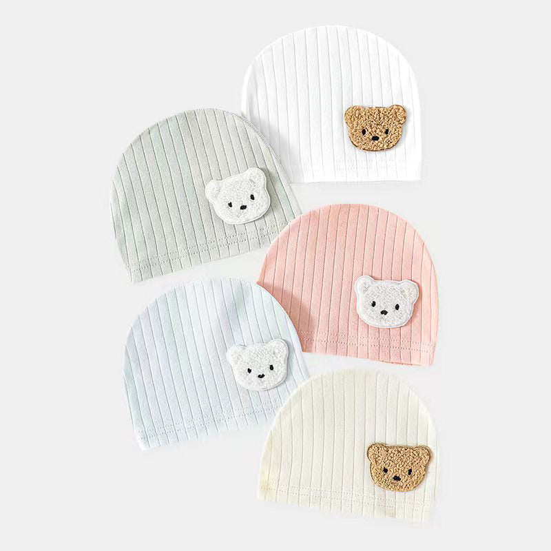 Newborn baby hat spring and autumn style 0-3 months summer boys and girls baby cotton halogen door hat newborn fetus hat