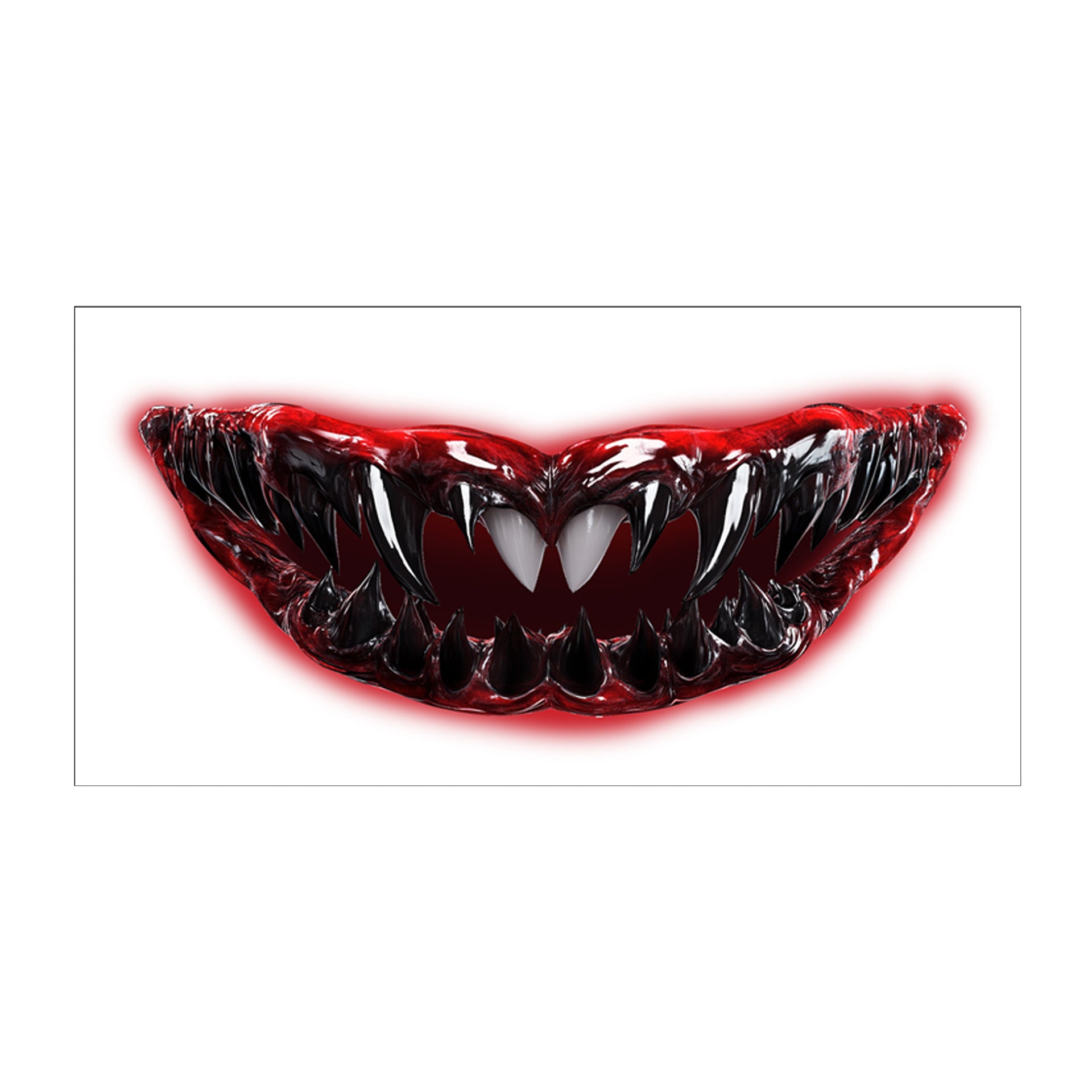 New foreign trade Halloween mouth tattoo stickers party horror makeup horror funny lip makeup DIY mouth stickers