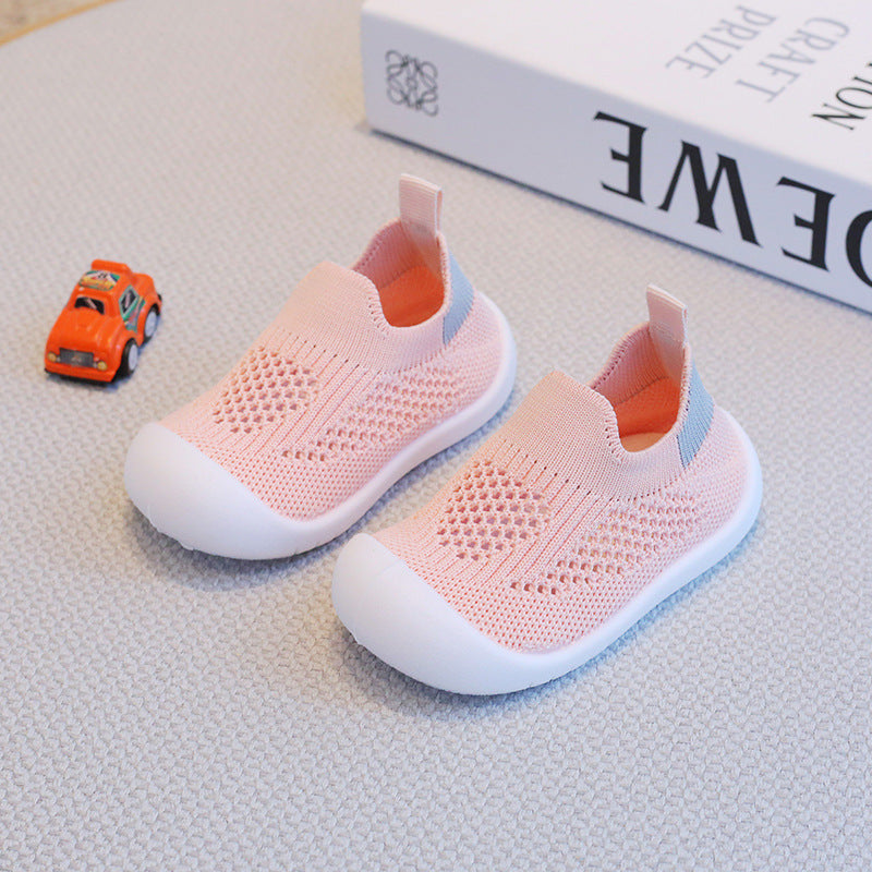 Foreign trade cross-border soft sole baby toddler shoes breathable mesh socks shoes one-step 1-3 years old baby toddler shoes summer