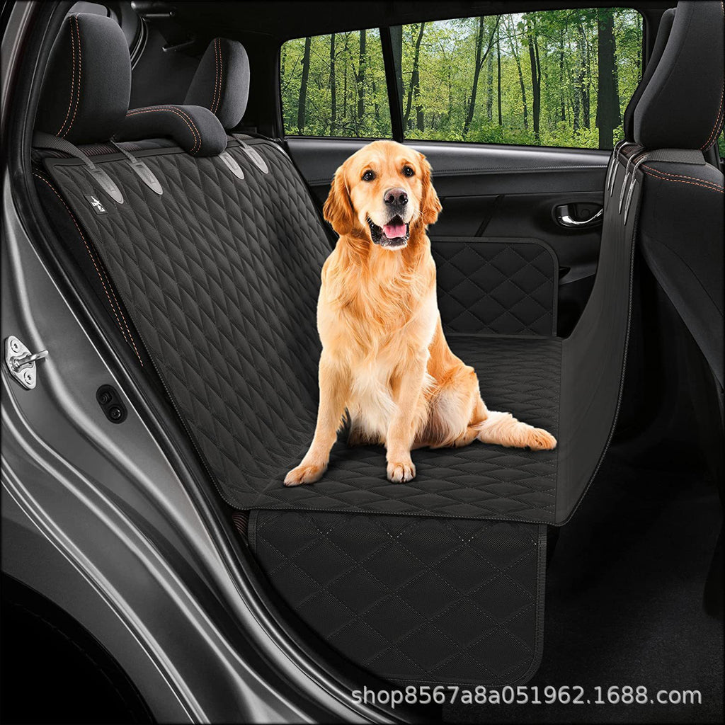 Amazon car dog mat car pet mat rear new pet car mat back seat cushion thick waterproof