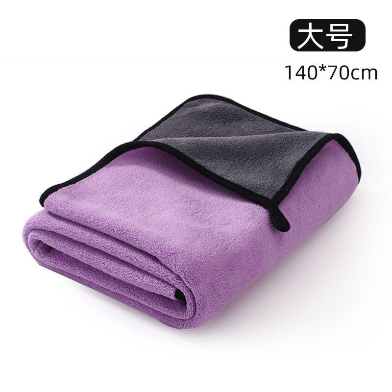 Dog bathrobe oversized absorbent quick-drying golden retriever shiba inu cat disposable bath towel pet clothes bath towel
