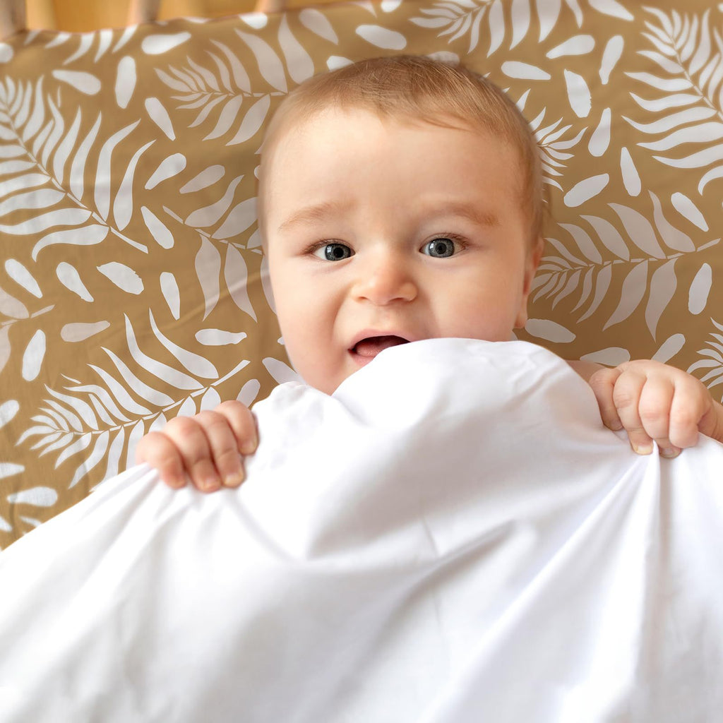 European and American baby cradle bed sheet elastic printing nursing table changing cover baby bedding set 1