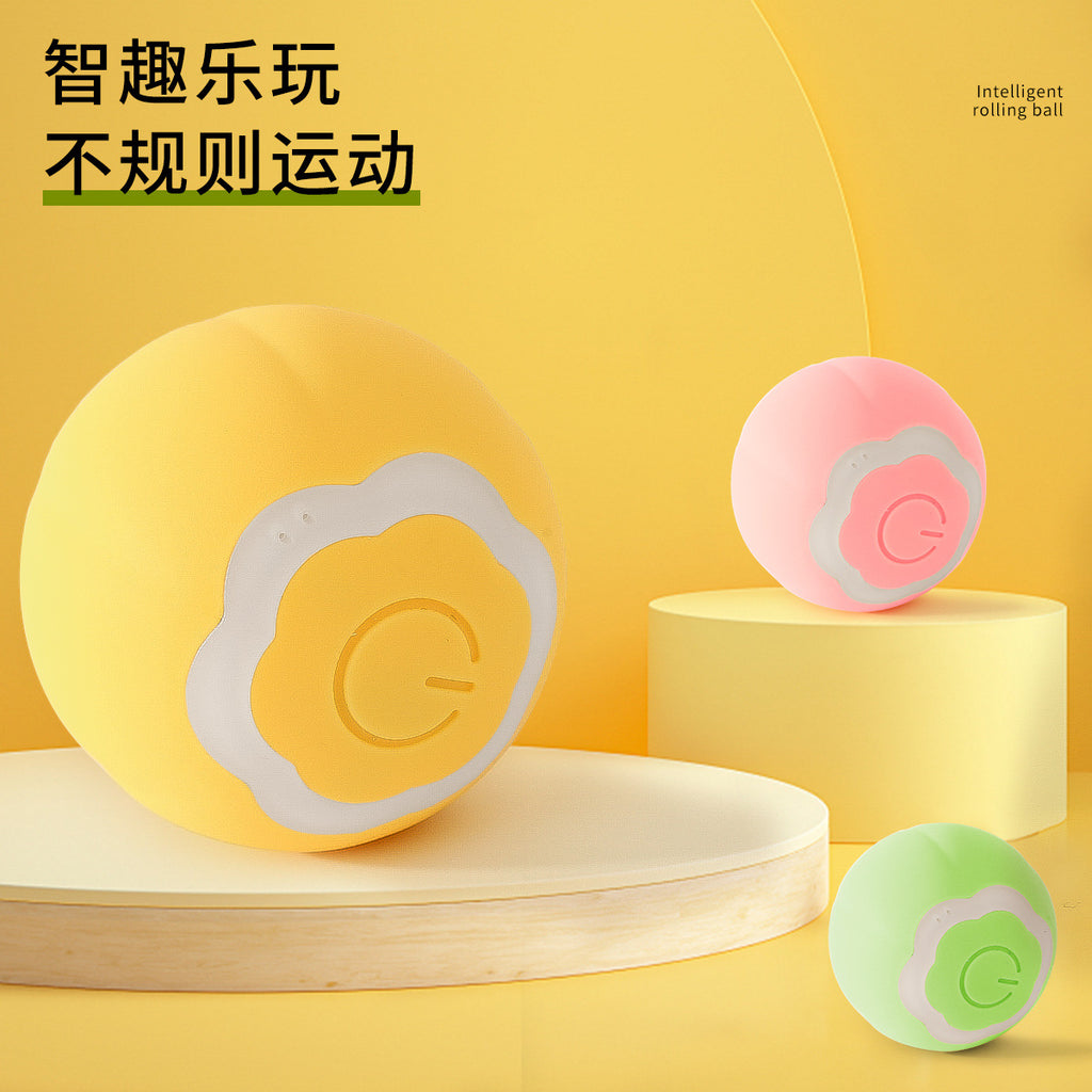 Automatically amuse cats, rolling ball, electric cat toy, charge and relieve boredom, transform into young kittens, cross-border smart pet supplies