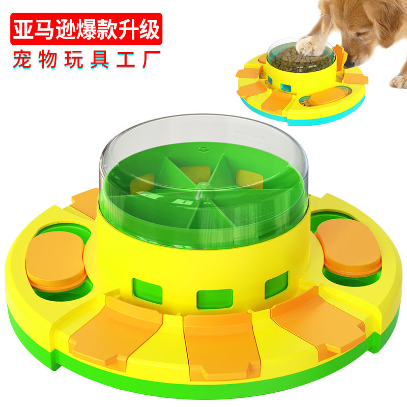 Pet products manufacturer wholesale company's new hot model Amazon Yizhi Shang press leakage dog toy