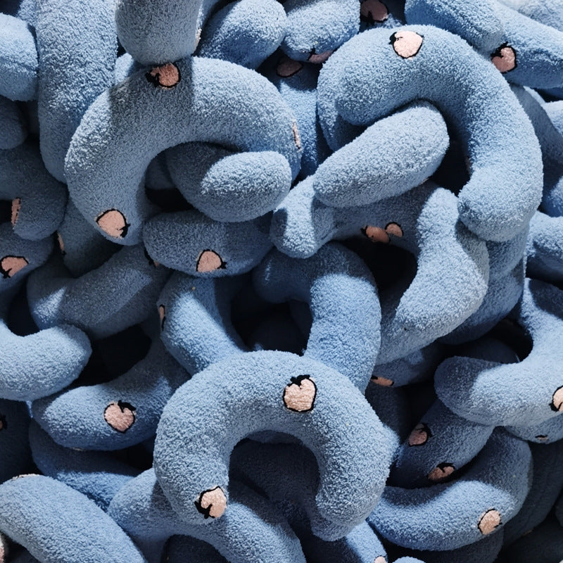 Cat Special Toy Pillow Soft and Comfortable Sleeping Cushion Dog Pet Headrest Thickened Cotton Anti-Bite