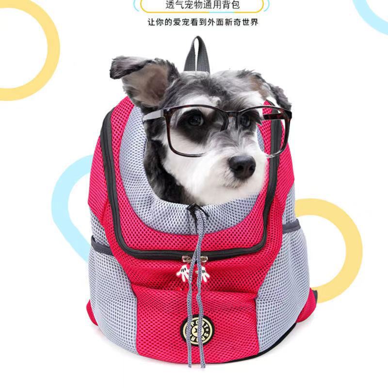 Pet Backpack Portable Travel Bag Cat Chest Folding Bag Cross-border Pet Dog Outing Supplies Backpack